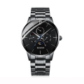 Top Brand Chronograph Watch For Men Gift Charm Stainless Steel Band Waterproof Large Dial Big Face Sports Wrist Watch